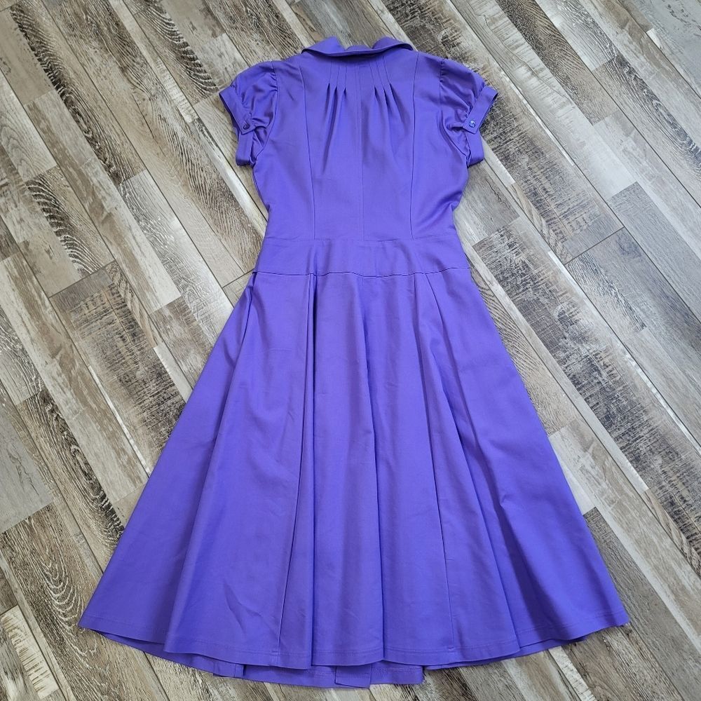 BGL Purple Wrap Dress Size 6 - Picture 2 of 9